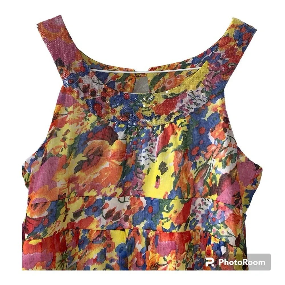 JUSTICE FLORAL DRESS